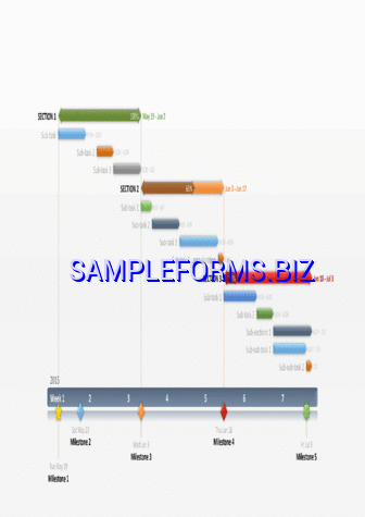 Gantt Chart Template 3 pdf pptx free
